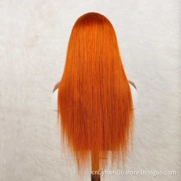 Cuticle Aligned Highlight Transparent Lace Wigs Vendors,Raw Ombre Colored Human Hair Lace Front Wigs